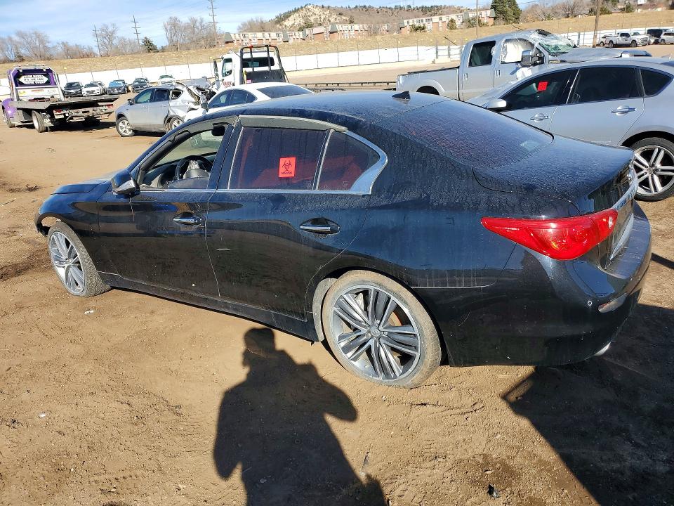 76583175 :رقم المزاد ، JN1BV7AR7EM700245 vin ، 2014 Infiniti Q50 مزاد بيع