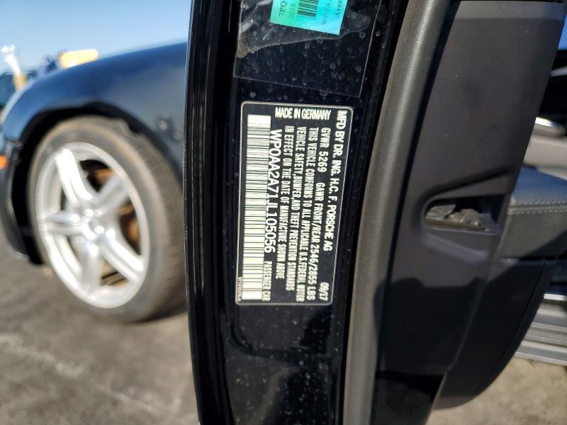 2018 Porsche Panamera 4 მანქანა იყიდება აუქციონზე, vin: WP0AA2A71JL105056, აუქციონის ნომერი: 75677275