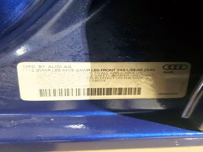 76919055 :رقم المزاد ، WAUBFAFL5DN032351 vin ، 2013 Audi A4 مزاد بيع