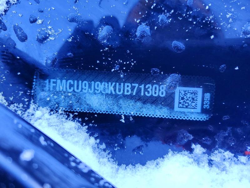 2019 Ford Escape მანქანა იყიდება აუქციონზე, vin: 1FMCU9J90KUB71308, აუქციონის ნომერი: 75357775