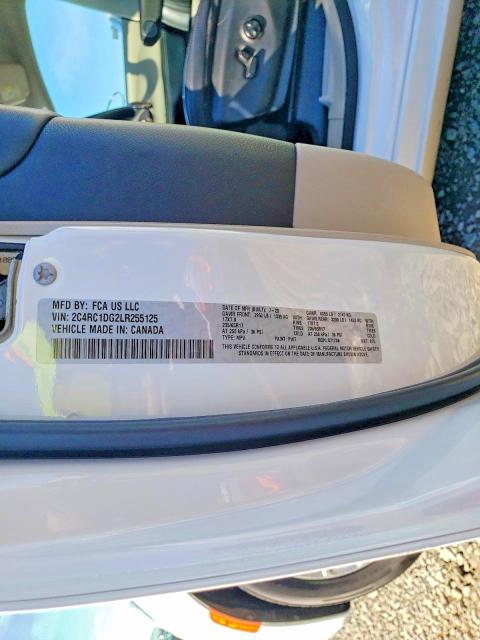 2020 Chrysler Voyager მანქანა იყიდება აუქციონზე, vin: 2C4RC1DG2LR255125, აუქციონის ნომერი: 78923175