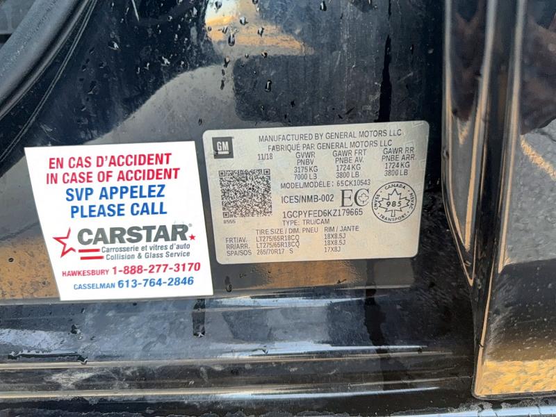 Aukcja sprzedaży 2019 Chevrolet Silverado, vin: 1GCPYFED6KZ179665, numer aukcji: 79642595