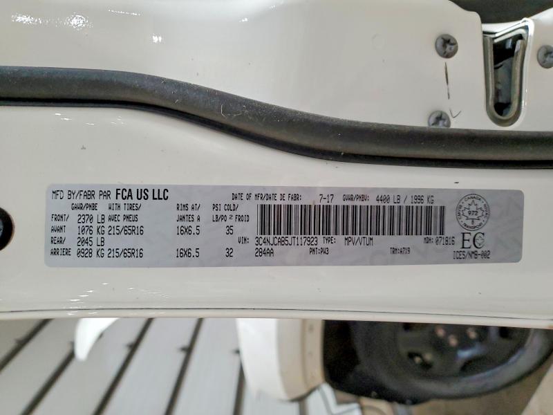 Продажа на аукционе авто 2018 Jeep Compass, vin: 3C4NJCAB5JT117923, номер лота: 77658765