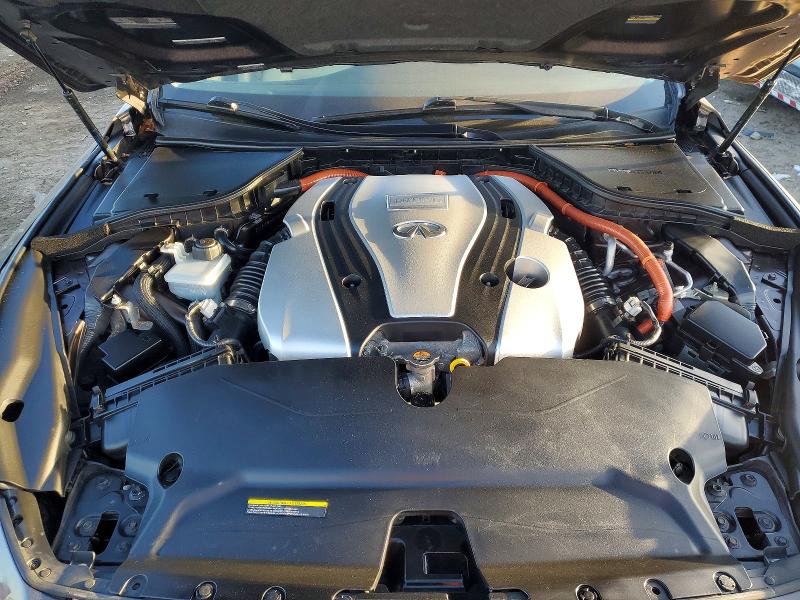 76895975 :رقم المزاد ، JN1AV7AR0FM850713 vin ، 2015 Infiniti Q50 Hybrid مزاد بيع