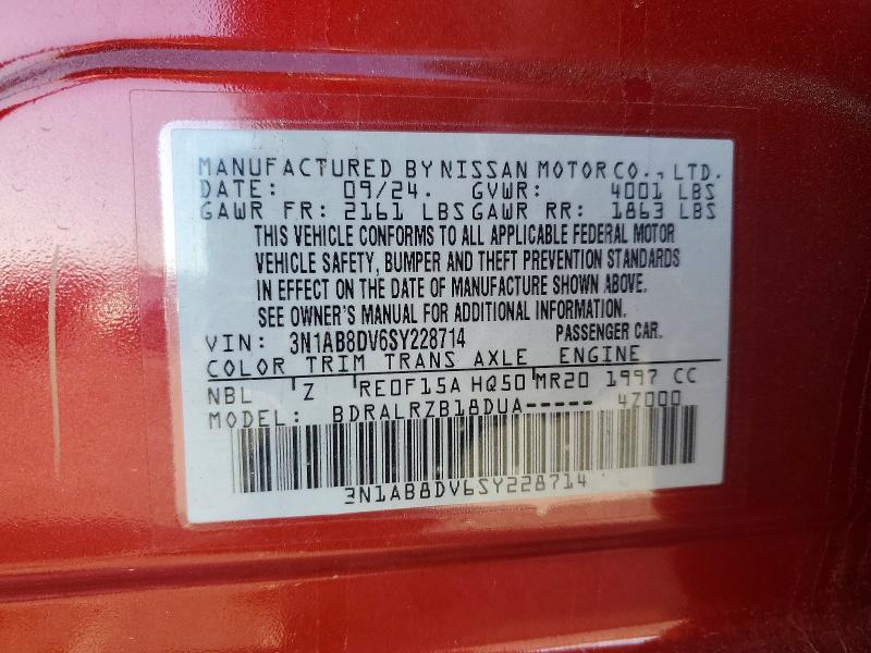 Продажа на аукционе авто 2025 Nissan Sentra, vin: 3N1AB8DV6SY228714, номер лота: 77416595