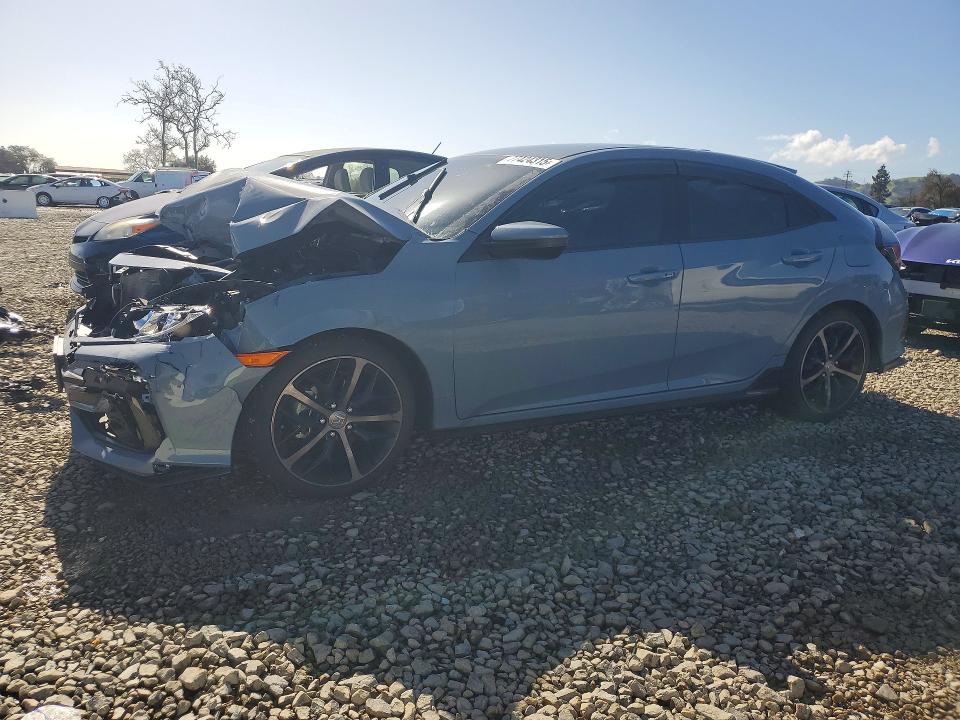 77424315 :رقم المزاد ، SHHFK7H41MU421140 vin ، 2021 Honda Civic مزاد بيع