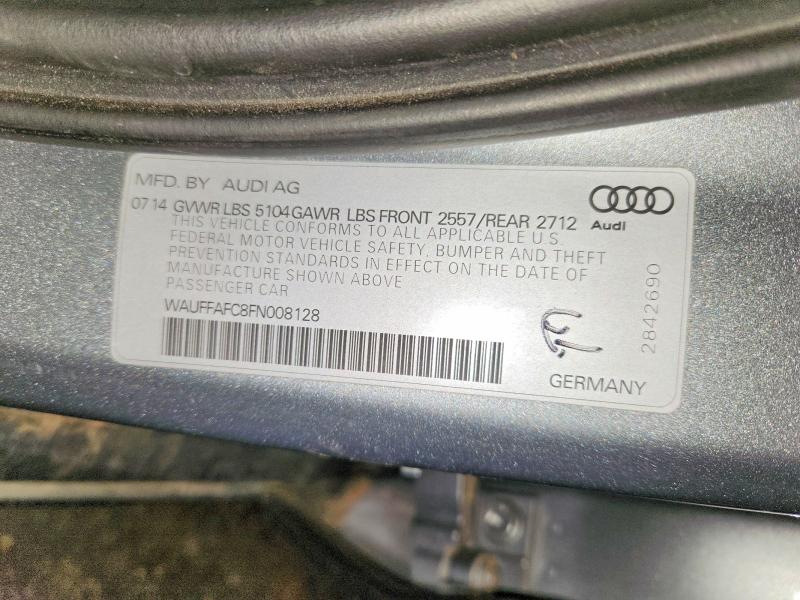 Продаж на аукціоні авто 2015 Audi A6, vin: WAUFFAFC8FN008128, номер лоту: 76115365