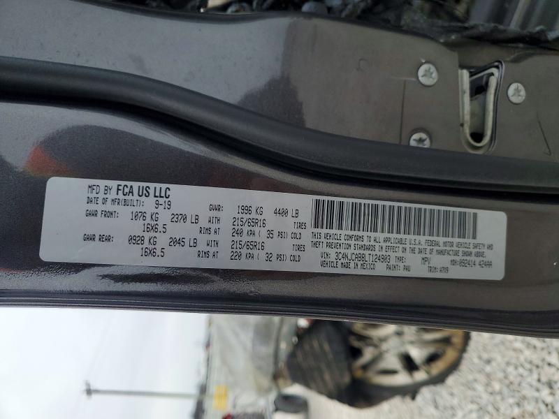 Продажа на аукционе авто 2020 Jeep Compass, vin: 3C4NJCAB8LT124903, номер лота: 78514785