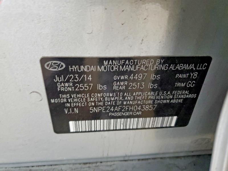 Продажа на аукционе авто 2015 Hyundai Sonata, vin: 5NPE24AF2FH043857, номер лота: 74511045