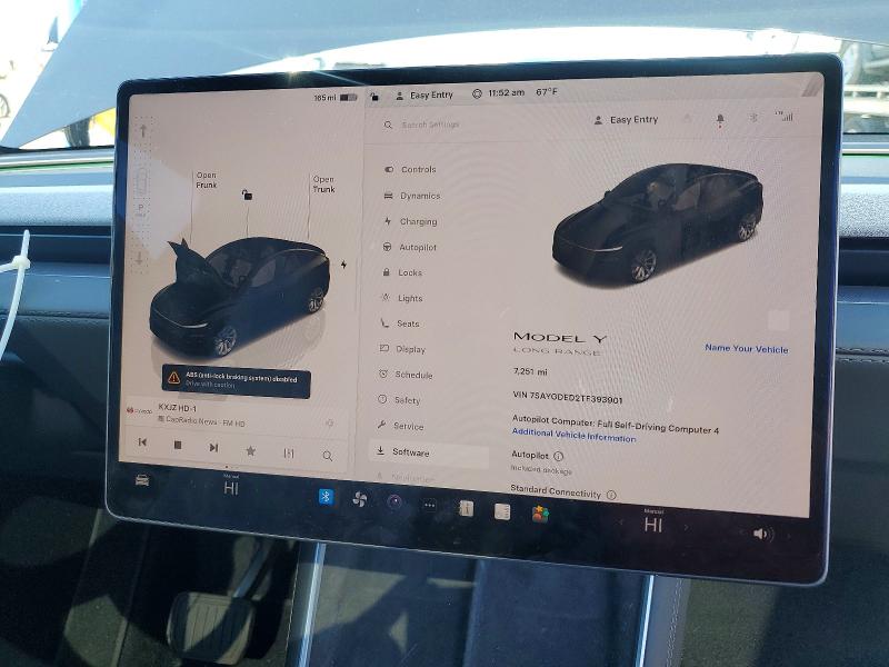 Aukcja sprzedaży 2026 Tesla Model Y, vin: 7SAYGDED2TF393901, numer aukcji: 78371005