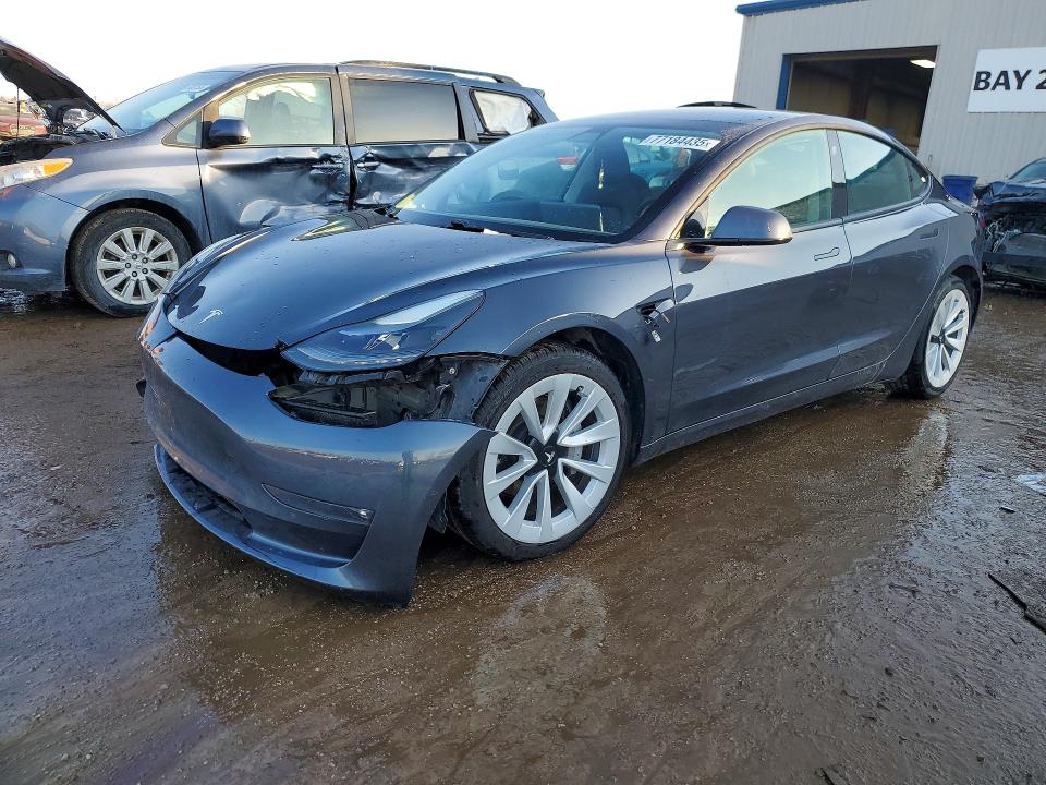 77184435 :رقم المزاد ، 5YJ3E1EB4MF906772 vin ، 2021 Tesla Model 3 مزاد بيع