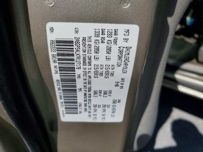 78992295 :رقم المزاد ، 2A8GP54LX7R127178 vin ، 2007 Chrysler Town & Country مزاد بيع