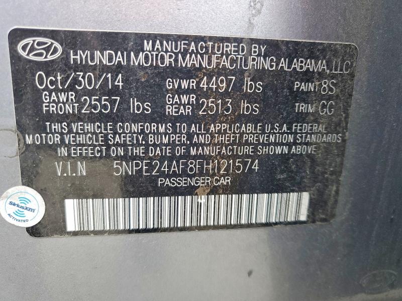 Aukcja sprzedaży 2015 Hyundai Sonata, vin: 5NPE24AF8FH121574, numer aukcji: 77790945