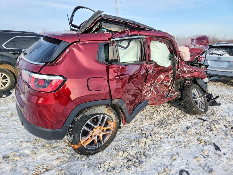 2020 Jeep Compass მანქანა იყიდება აუქციონზე, vin: 3C4NJDBB9LT223895, აუქციონის ნომერი: 78665685
