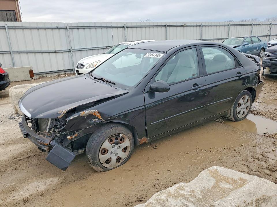 77957145 :رقم المزاد ، KNAFE121755101261 vin ، 2005 Kia Spectra مزاد بيع