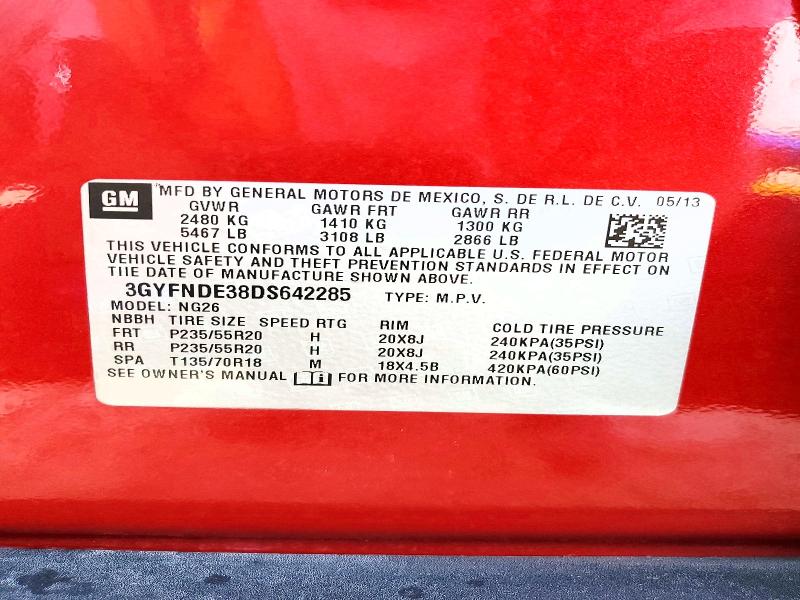 Продажа на аукционе авто 2013 Cadillac Srx, vin: 3GYFNDE38DS642285, номер лота: 77038015