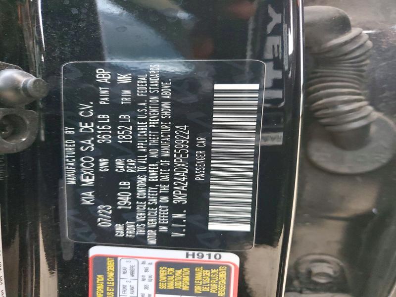 Aukcja sprzedaży 2023 Kia Rio, vin: 3KPA24ADXPE599224, numer aukcji: 77129225