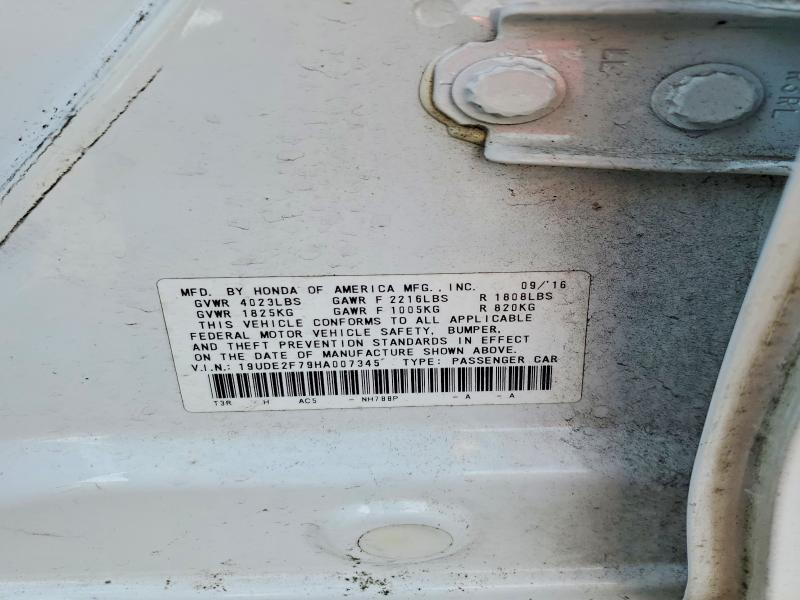 Aukcja sprzedaży 2017 Acura Ilx, vin: 19UDE2F79HA007345, numer aukcji: 76359005