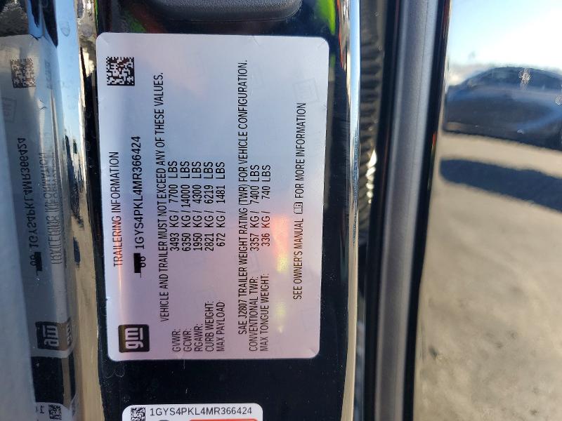 Aukcja sprzedaży 2021 Cadillac Escalade, vin: 1GYS4PKL4MR366424, numer aukcji: 78549255