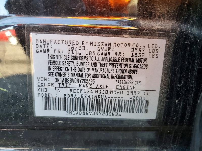Продаж на аукціоні авто 2024 Nissan Sentra S, vin: 3N1AB8BV0RY205636, номер лоту: 76026715