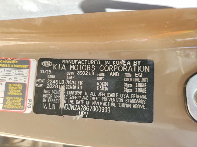 Aukcja sprzedaży 2016 Kia Soul, vin: KNDJN2A28G7300999, numer aukcji: 79257355