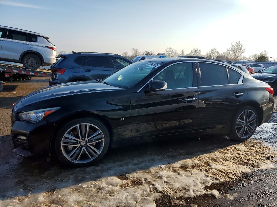 2014 Infiniti Q50 მანქანა იყიდება აუქციონზე, vin: JN1BV7AR9EM701896, აუქციონის ნომერი: 78964355