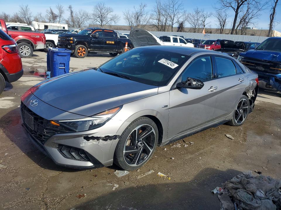 2023 Hyundai Elantra მანქანა იყიდება აუქციონზე, vin: KMHLR4AF6PU404383, აუქციონის ნომერი: 77314245