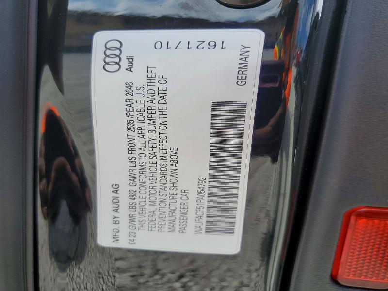 78210795 :رقم المزاد ، WAUFACF51PA054792 vin ، 2023 Audi A5 مزاد بيع
