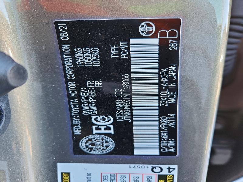 Продажа на аукционе авто 2021 Toyota C-hr, vin: JTNKHMBX1M1128066, номер лота: 75595945
