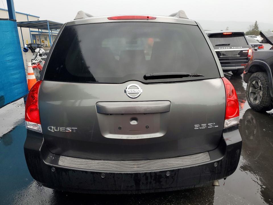 76930865 :رقم المزاد ، 5N1BV28UX6N115936 vin ، 2006 Nissan Quest مزاد بيع