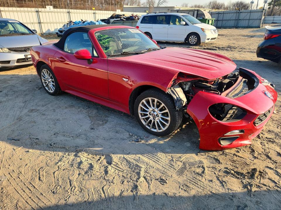 76614895 :رقم المزاد ، JC1NFAEK9H0122868 vin ، 2017 Fiat 124 Spider مزاد بيع