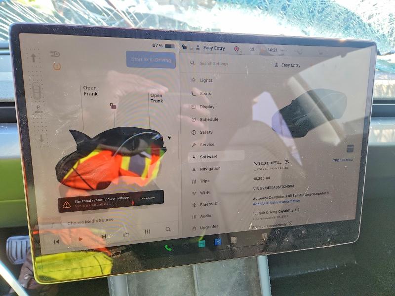 Aukcja sprzedaży 2025 Tesla Model 3, vin: 5YJ3E1EA9SF024503, numer aukcji: 78698105
