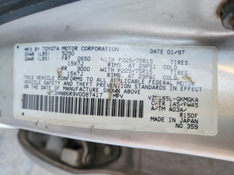 1997 Toyota 4runner მანქანა იყიდება აუქციონზე, vin: JT3HN86R9V0087417, აუქციონის ნომერი: 79225465