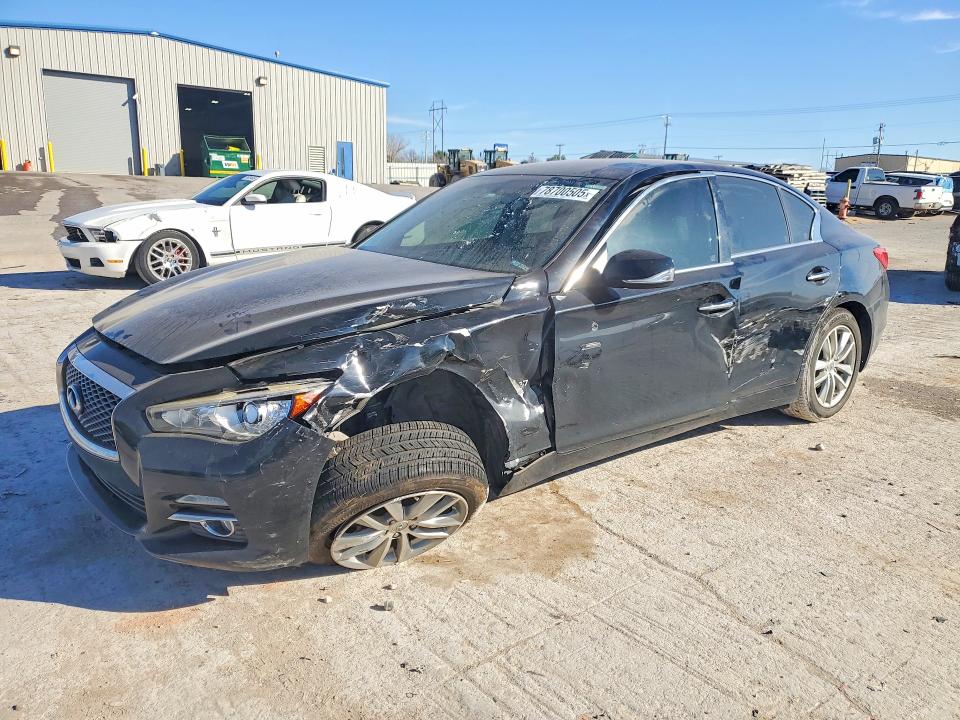 78700505 :رقم المزاد ، JN1BV7AR3EM706317 vin ، 2014 Infiniti Q50 مزاد بيع