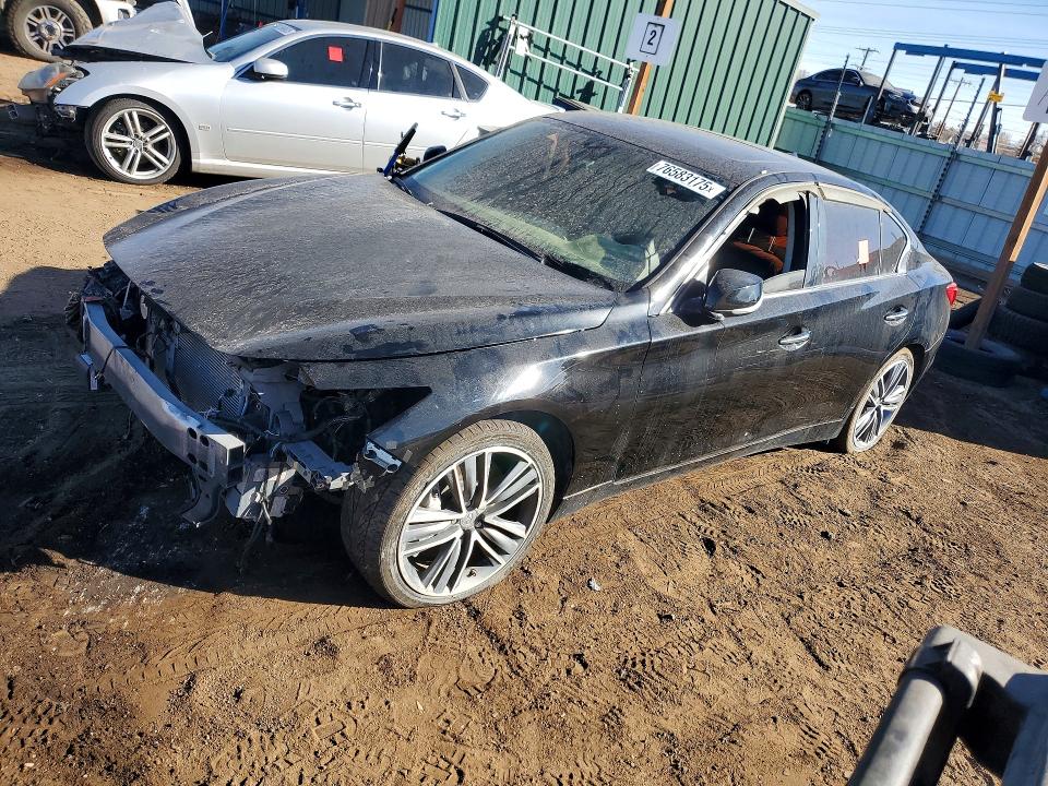 76583175 :رقم المزاد ، JN1BV7AR7EM700245 vin ، 2014 Infiniti Q50 مزاد بيع