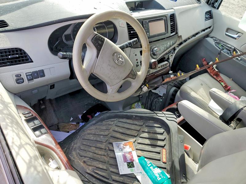 78994375 :رقم المزاد ، 5TDYK3DC1ES407512 vin ، 2014 Toyota Sienna مزاد بيع
