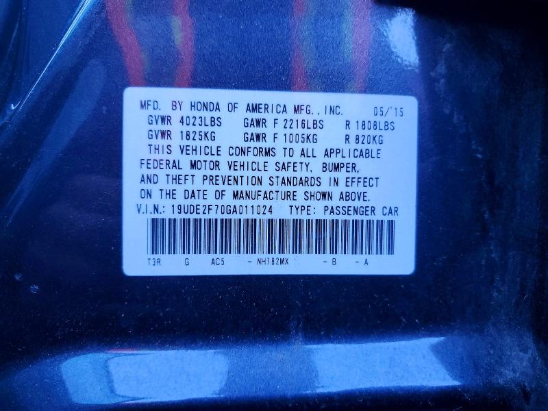 Продаж на аукціоні авто 2016 Acura Ilx, vin: 19UDE2F70GA011024, номер лоту: 77937765