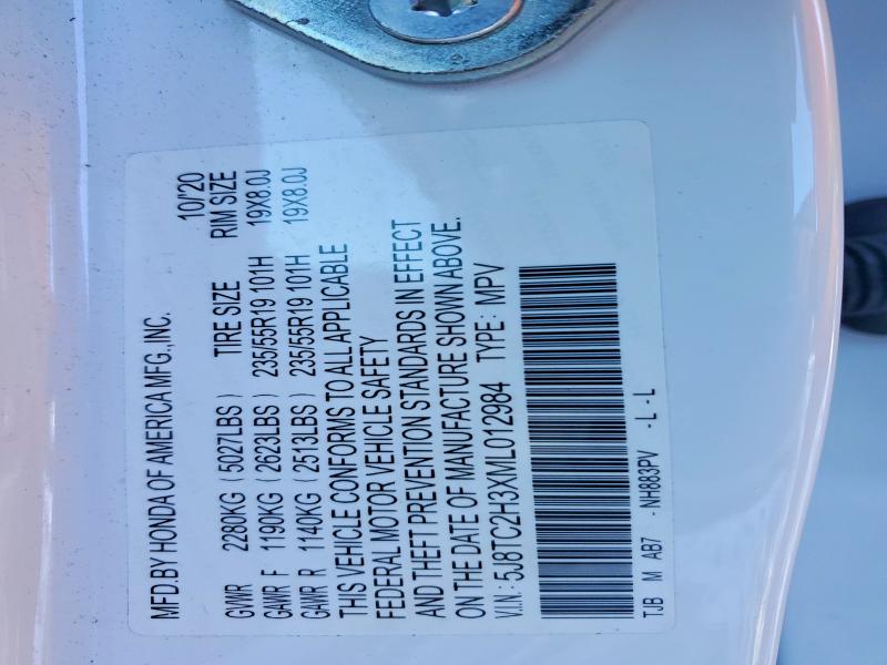 Продажа на аукционе авто 2021 Acura Rdx, vin: 5J8TC2H3XML012984, номер лота: 78495555