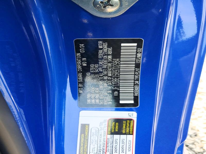 2024 Subaru Brz მანქანა იყიდება აუქციონზე, vin: JF1ZDBE15R9702984, აუქციონის ნომერი: 78978195