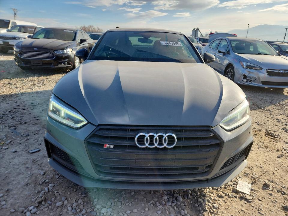 2019 Audi S5 მანქანა იყიდება აუქციონზე, vin: WAUP4AF56KA063013, აუქციონის ნომერი: 76043995