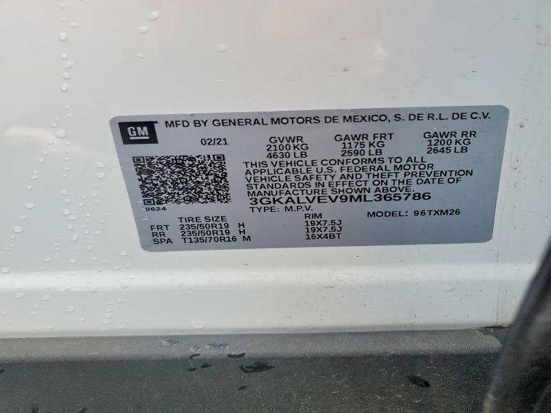 Aukcja sprzedaży 2021 Gmc Terrain, vin: 3GKALVEV9ML365786, numer aukcji: 78737855