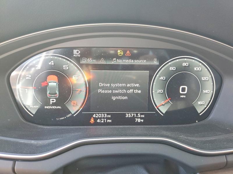 2024 Audi Q5 მანქანა იყიდება აუქციონზე, vin: WA1EAAFY1R2083701, აუქციონის ნომერი: 78729065