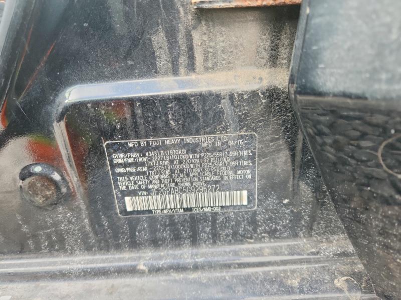 Aukcja sprzedaży 2016 Subaru Crosstrek, vin: JF2GPABC5G9295272, numer aukcji: 72332695