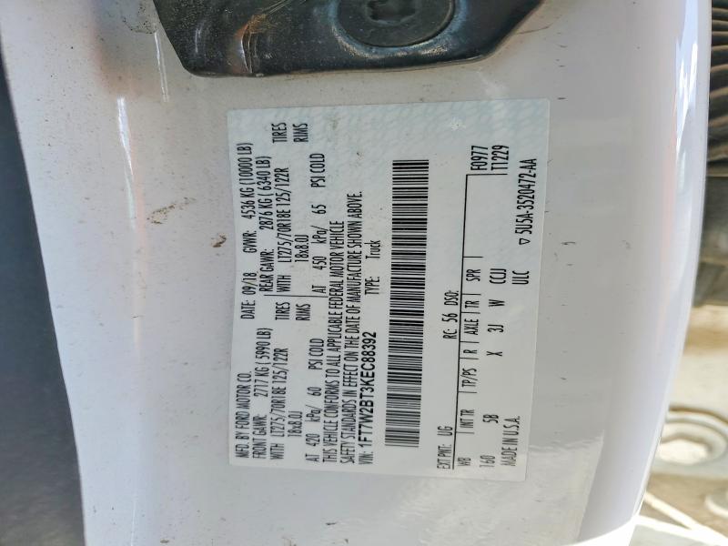 Aukcja sprzedaży 2019 Ford F250 Super Duty, vin: 1FT7W2BT3KEC88392, numer aukcji: 77703045