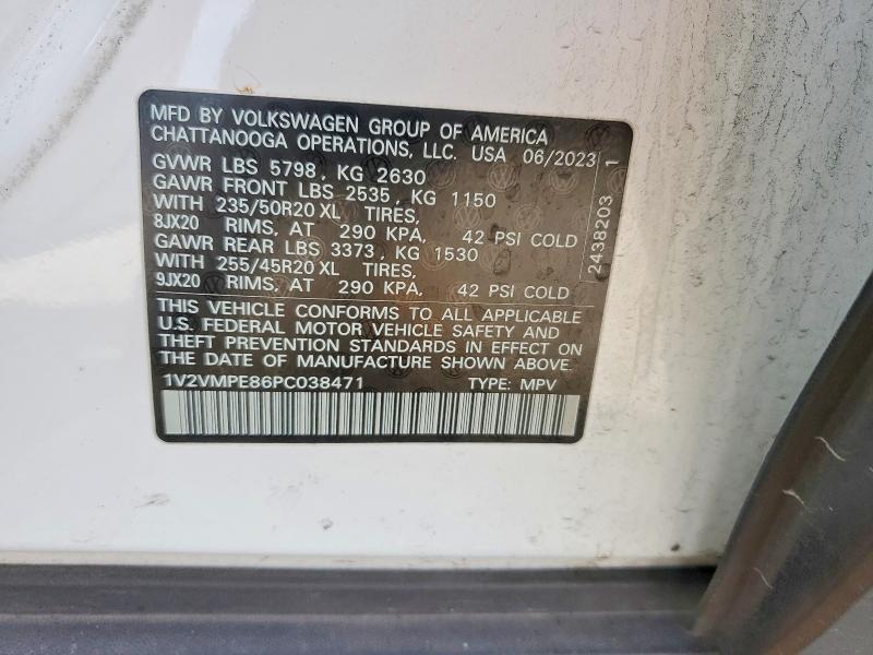 Aukcja sprzedaży 2023 Volkswagen Id.4, vin: 1V2VMPE86PC038471, numer aukcji: 75660115