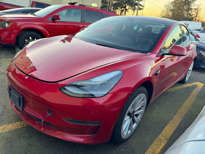 Продаж на аукціоні авто 2022 Tesla Model 3, vin: 5YJ3E1EA5NF369807, номер лоту: 76475425