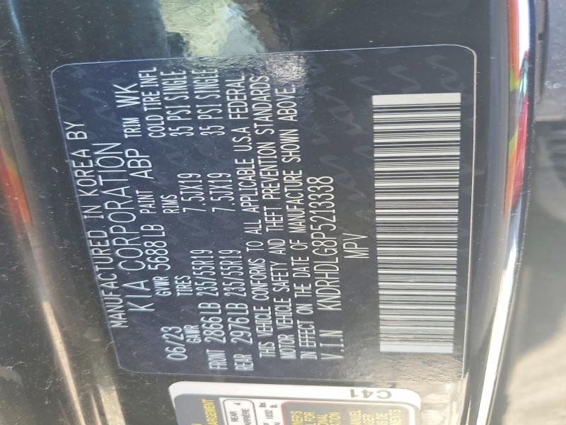 Продажа на аукционе авто 2023 Kia Sorento Hybrid, vin: KNDRHDLG8P5213338, номер лота: 79105915