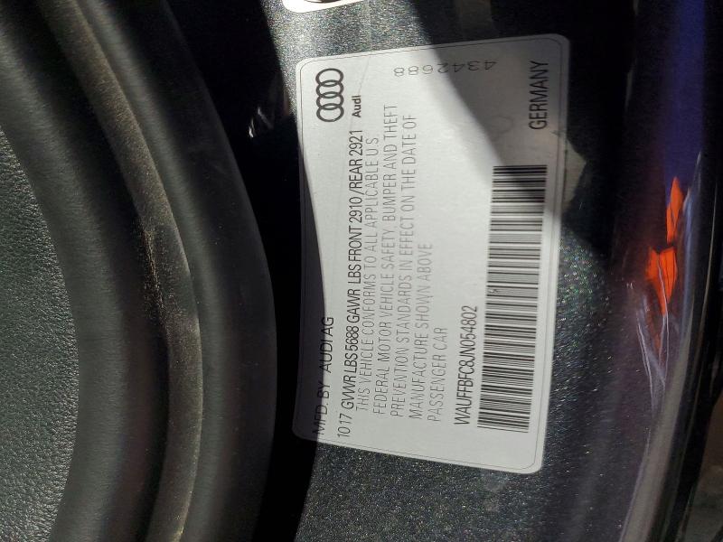 Продаж на аукціоні авто 2018 Audi S6, vin: WAUFFBFC8JN054802, номер лоту: 77535465