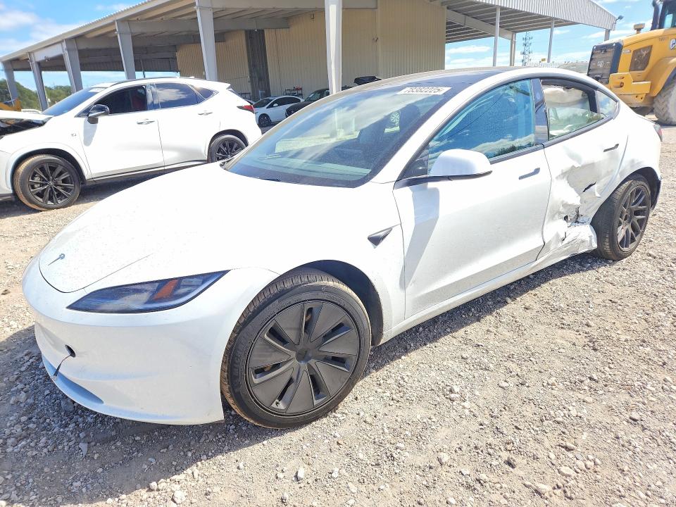 Auction sale of the 2025 Tesla Model 3, vin: 5YJ3E1EA0SF056675, lot number: 78382225