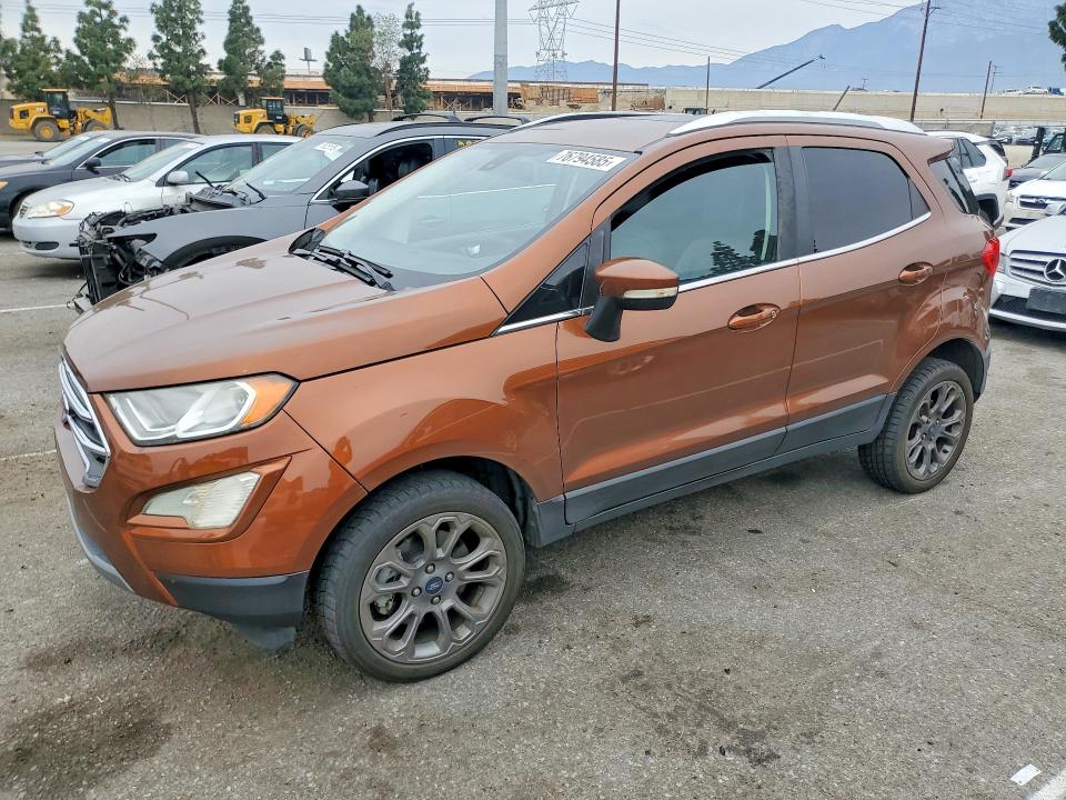 76794585 :رقم المزاد ، MAJ6S3KLXKC263813 vin ، 2019 Ford Ecosport مزاد بيع